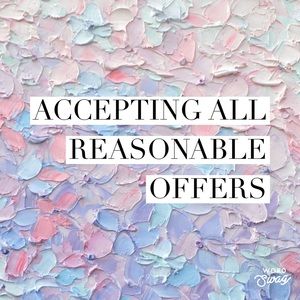 Accepting All Reasonable Offers ☺️